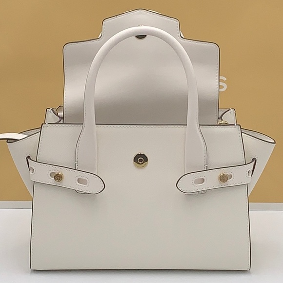MICHAEL KORS
Carmen Medium Flap Belted Satchel OPTIC WHITE COLOR - Picture 4 of 16